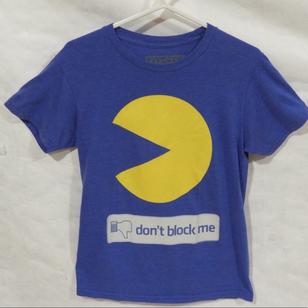 PAC-MAN T-shirt don’t block me ( Size: Small